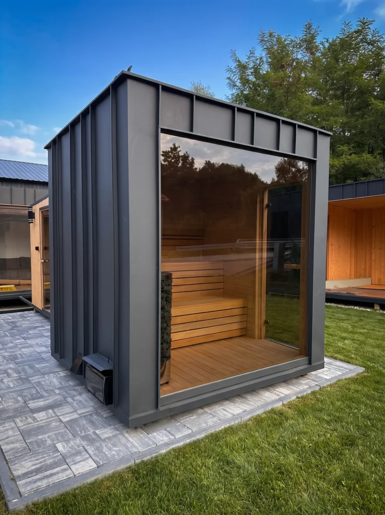 Nowoczesna sauna ogrodowa – Solhaus